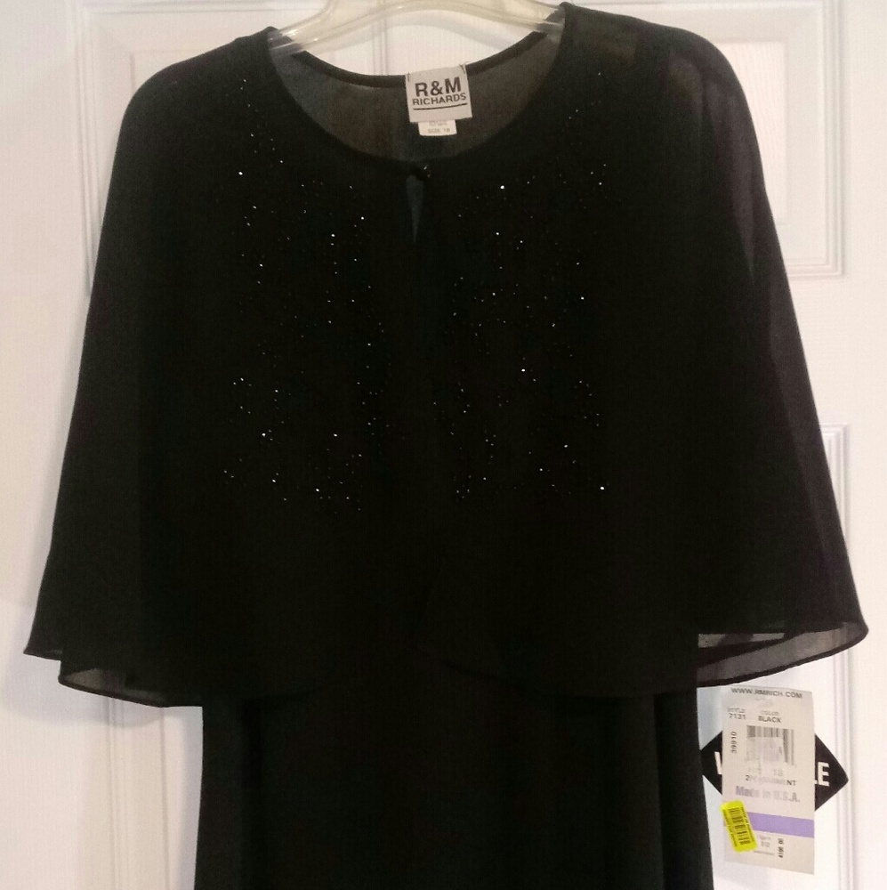 Black evening dress